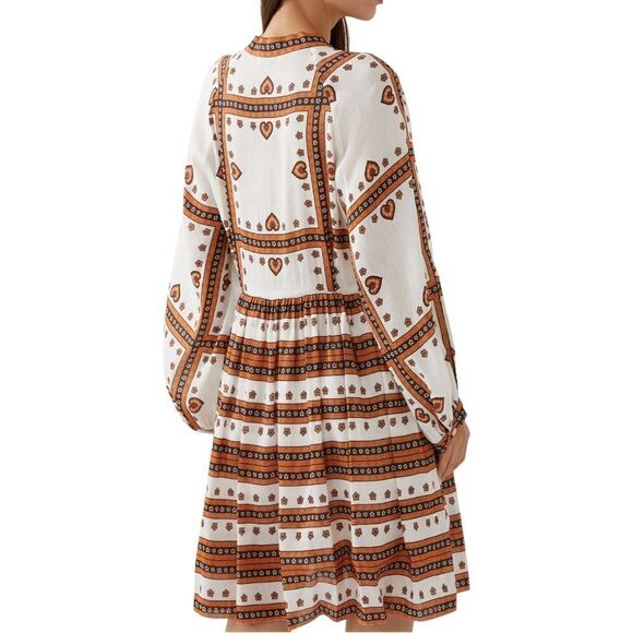 NYT SANDRO Ramata Linen & Silk Dress - Picture 4 of 10